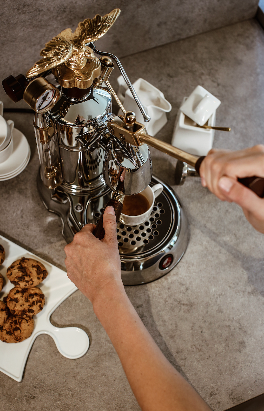 La pavoni lever espresso machine